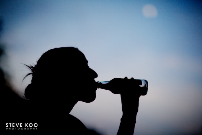 silhouette drinking bottle