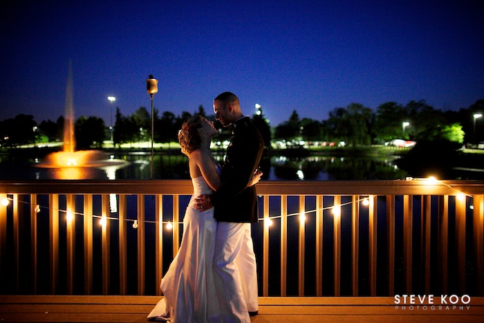 Night Wedding Photo