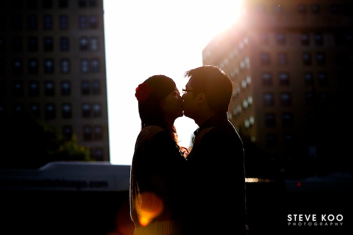 Chicago Engagement Session, Yujie and Spencer