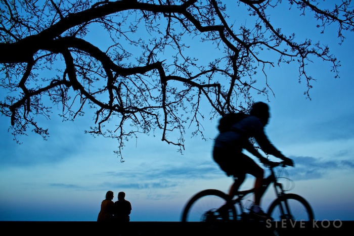 heather-steve-sunset-biker-beach