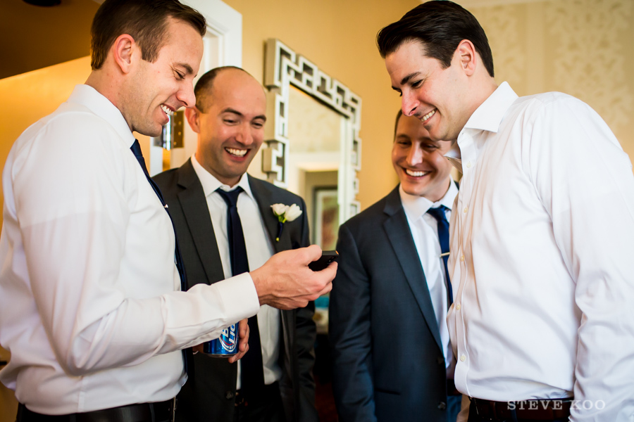 groomsmen-on-phones