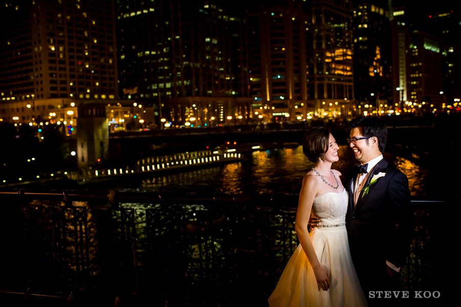 chicago-night-wedding-photo