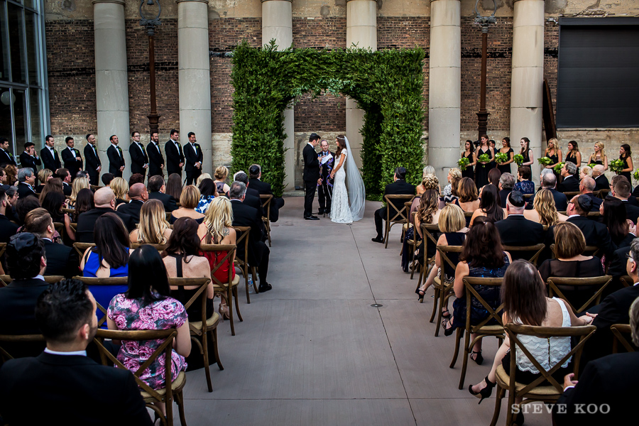 green-chuppah