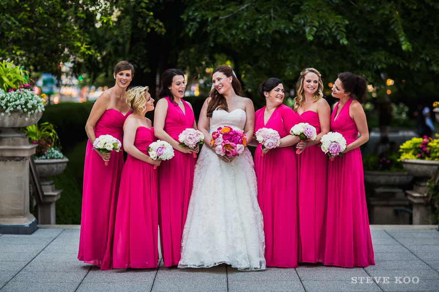 pink-long-bridesmaid-dress