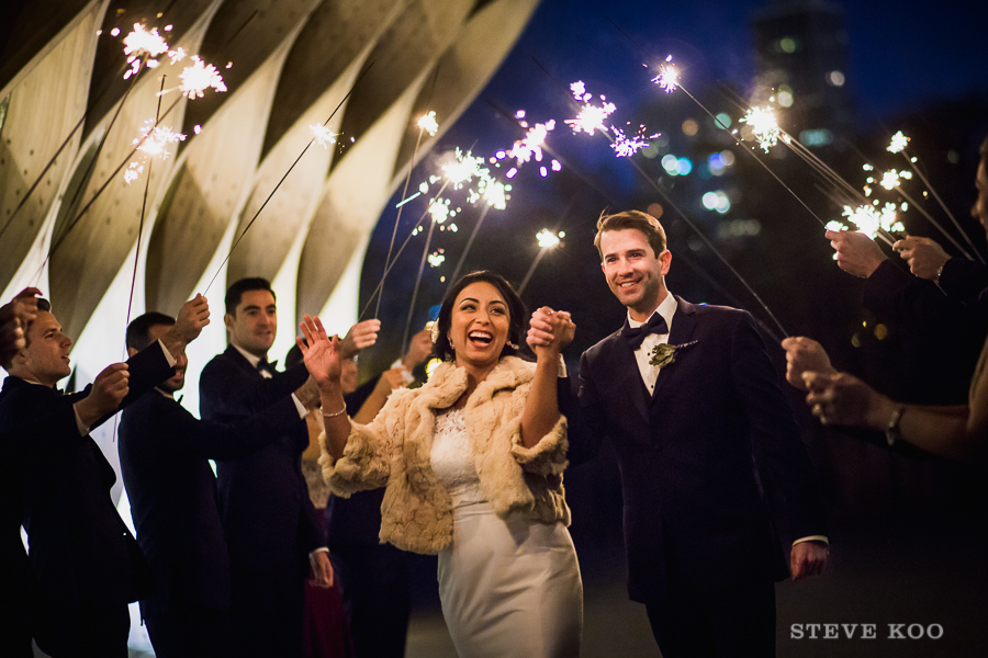 sparkler sendoff chicago honeycomb