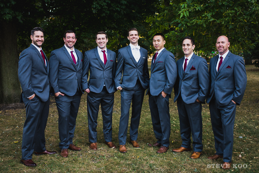 gray-groomsmen-suits